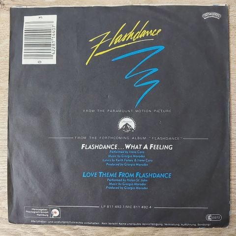 Irene Cara – Flashdance... What A Feeling 45LİK PLAK