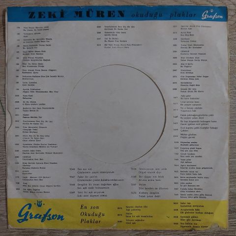 Zeki Müren – Karakaş Gözlerin Elmas 45LİK PLAK