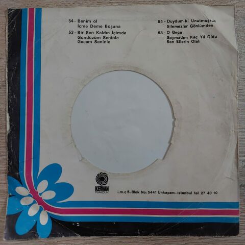 MUAZZEZ ABACI - BENİM OL 45LİK PLAK