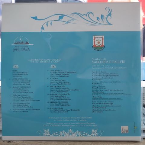 SENFONİ İLE ŞANLIURFA TÜRKÜLERİ LP PLAK