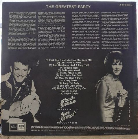 Jackson / Vincent – The Greatest Party LP PLAK