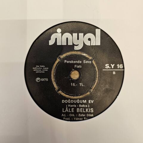Lâle Belkıs – Vazgeç / Doğduğum Ev 45LİK PLAK