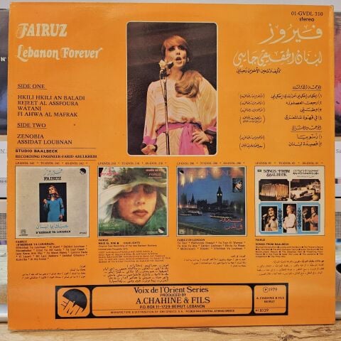 Fairuz – Lebanon Forever LP PLAK