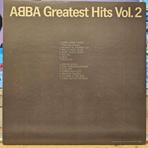 ABBA – Greatest Hits Vol. 2 LP PLAK
