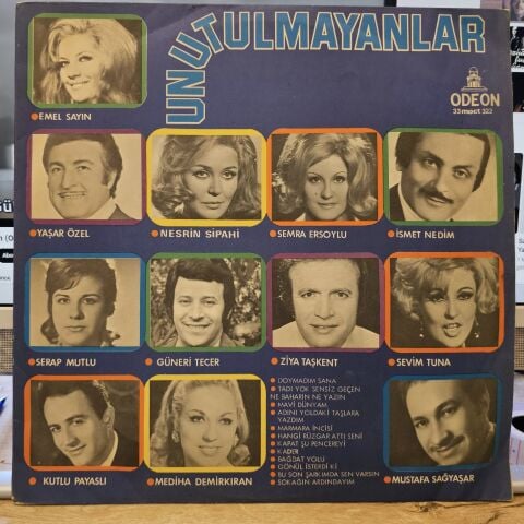 Various – Unutulmayanlar LP PLAK