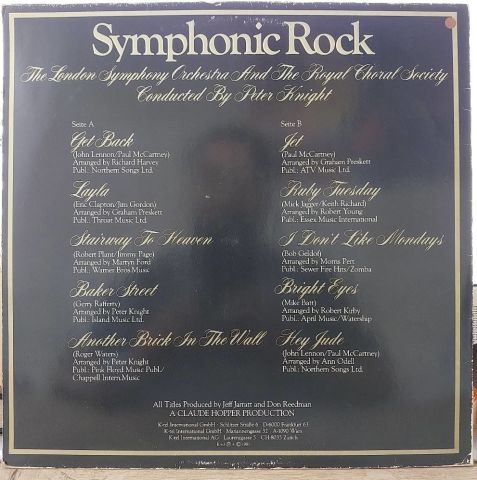 The London Symphony Orchestra – Symphonic Rock LP PLAK