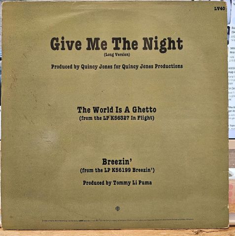George Benson – Give Me The Night LP PLAK