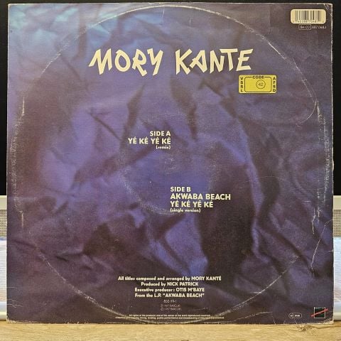 Mory Kante – Yé Ké Yé Ké LP PLAK