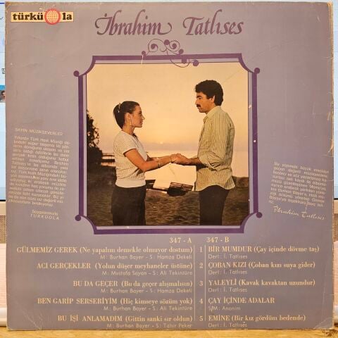 İbrahim Tatlıses – Gülmemiz Gerek LP PLAK