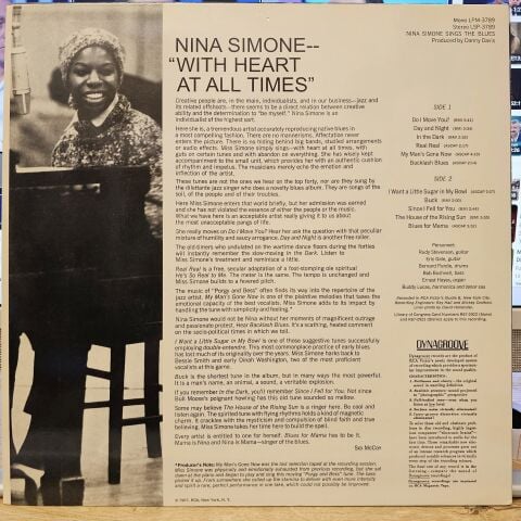 Nina Simone – Nina Simone Sings The Blues LP PLAK