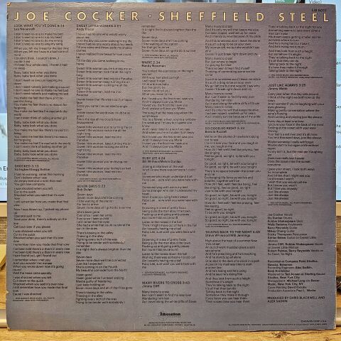 Joe Cocker – Sheffield Steel LP PLAK