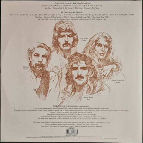 Black Sabbath – Heaven And Hell LP PLAK