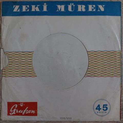 Zeki Müren – Eller Ne Derse Desin / Ben Küskünüm Feleğe 45LİK PLAK