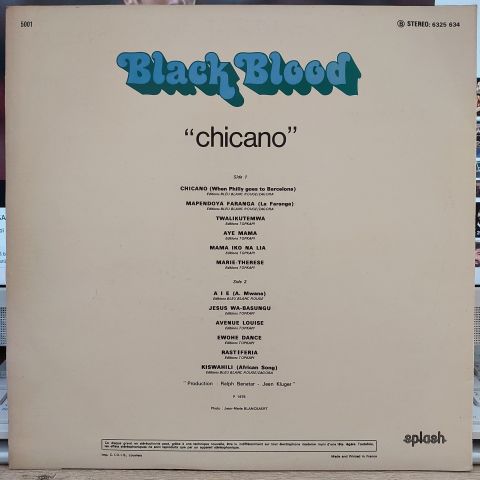 Black Blood (2) – Chicano LP PLAK