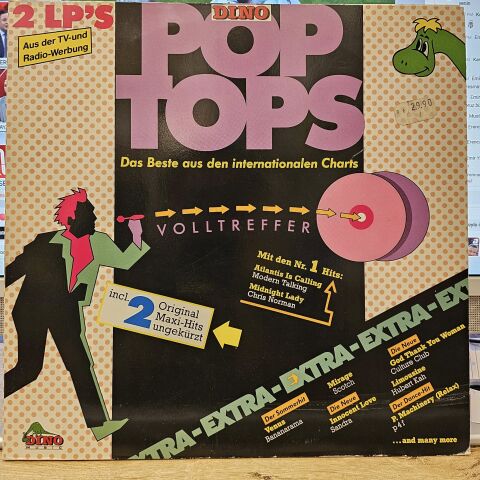 Various – Dino Pop Tops - Das Beste Aus Den Internationalen Charts LP PLAK