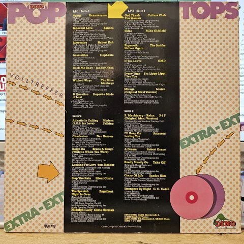 Various – Dino Pop Tops - Das Beste Aus Den Internationalen Charts LP PLAK