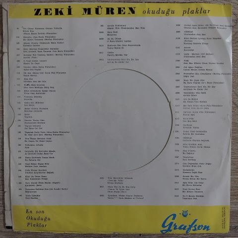 Zeki Müren – Lingo / Ben Ağlarken O Ellerle Gülüyordu 45LİK PLAK