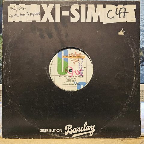 Tony Caso – All The Love In My Heart LP PLAK