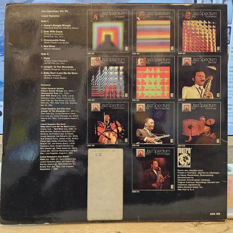 Lionel Hampton – Jazz Spectrum Vol. 7 LP PLAK