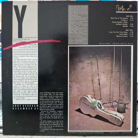 Adrian Legg – Fretmelt LP PLAK