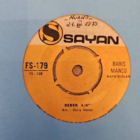 Barış Manço, Kaygısızlar – Bebek / Keep Lookin' 45LİK PLAK