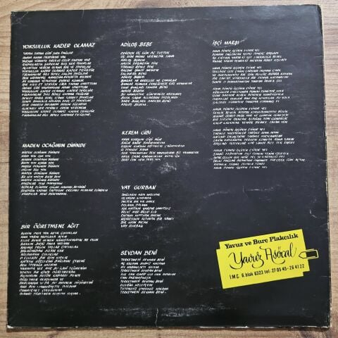 Cem Karaca ve Dervişan – Yoksulluk Kader Olamaz LP PLAK