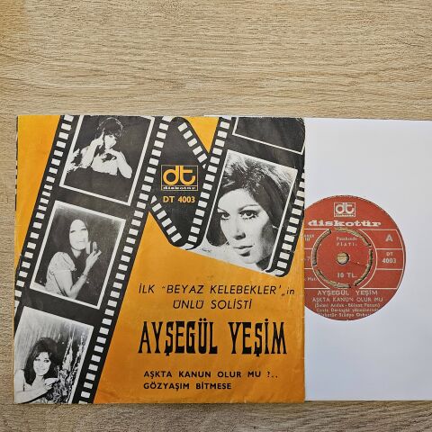 Ayşegül Yeşim – Aşkta Kanun Olur Mu 45İLK PLAK