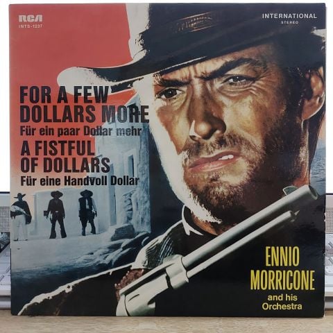 ENNİO MORRICONE - FOR A FEW DOLLARS MORE A FİTSFUL OF DOLLARS LP PLAK