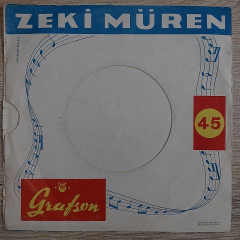 Zeki Müren – Şarap Mahzende Yıllanır / Solsanda Sararsanda 45LİK PLAK