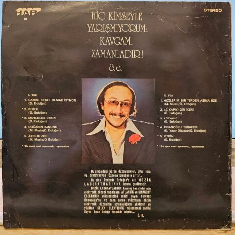 Özdemir Erdoğan – Canım Senle Olmak İstiyor LP PLAK