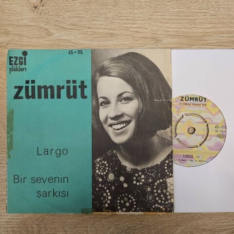 Zümrüt – Largo / Bir Sevenin Şarkısı 45LİK PLAK