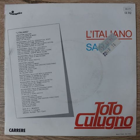 Toto Cutugno – L'Italiano