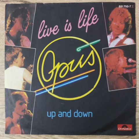 Opus – Live Is Life 45LİK PLAK