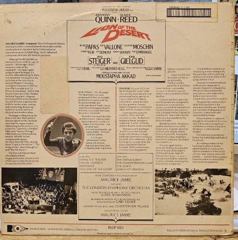 Maurice Jarre – Lion Of The Desert (Original Music From The Film) LP PLAK