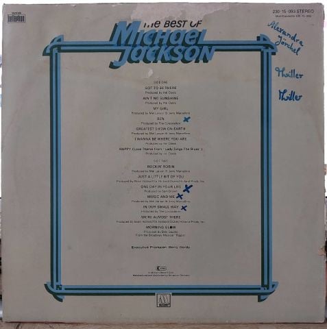 Michael Jackson – The Best Of Michael Jackson LP PLAK