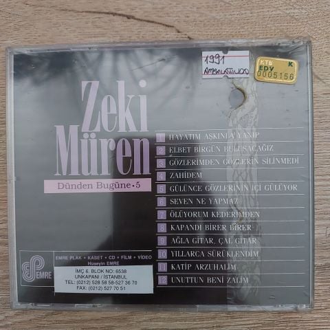 ZEKİ MÜREN - DÜNDEN BUGÜNE 5 CD
