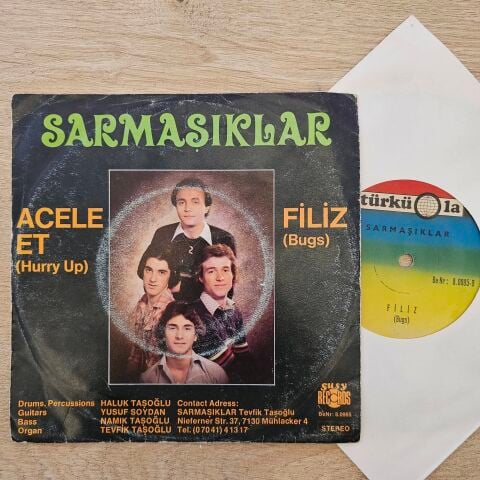 Sarmaşıklar – Acele Et (Hurry Up) / Filiz (Bugs) 45LİK PLAK