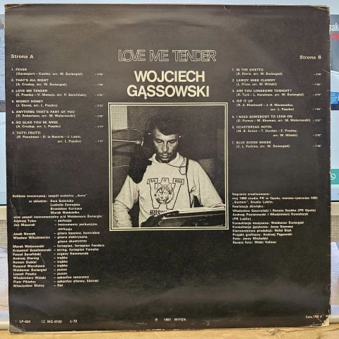 Wojciech Gąssowski – Love Me Tender LP PLAK