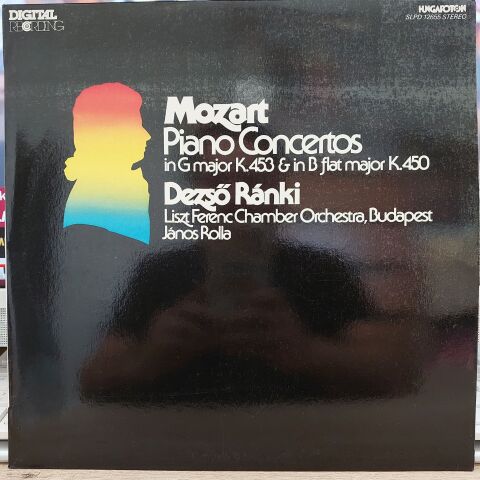 Mozart*, Dezső Ránki, Liszt Ferenc Chamber Orchestra, Budapest*, János Rolla – Piano Concertos In G Major K. 453 & In B Flat Major K. 450 LP PLAK
