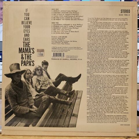 The Mama’s And The Papa’s – If You Can Believe Your Eyes And Ears LP PLAK
