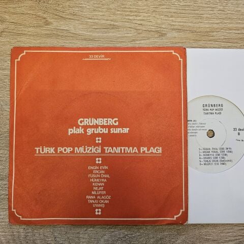 Various – Grünberg Türk Pop Müziği Tanıtma Plağı 45LİK PLAK EP