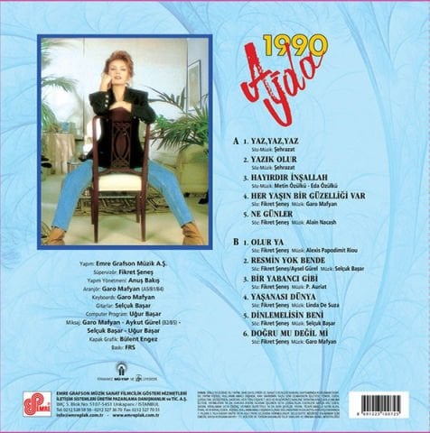 Ajda Pekkan – Ajda 1990 LP PLAK