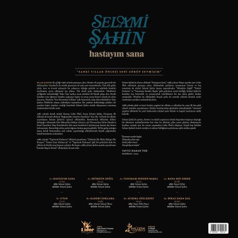 SELAMİ ŞAHİN - HASTAYIM SANA LP PLAK