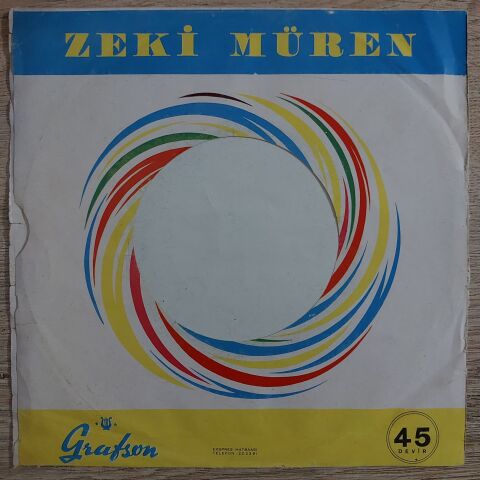 Zeki Müren – Unut Sevme Beni / Bir Ateşim Yanarım 45LİK PLAK