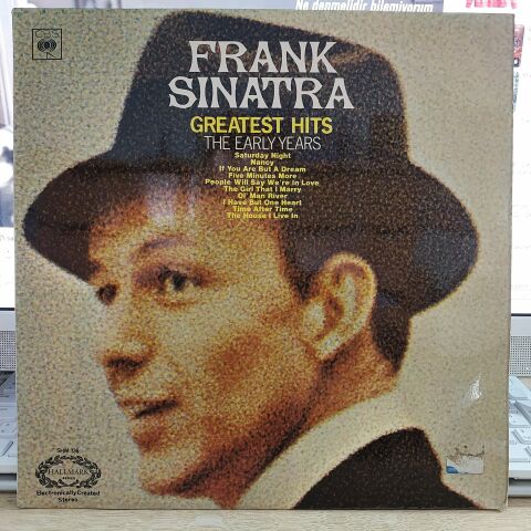 FRANK SİNATRA - GREATEST HİTS THE EARLY LP PLAK