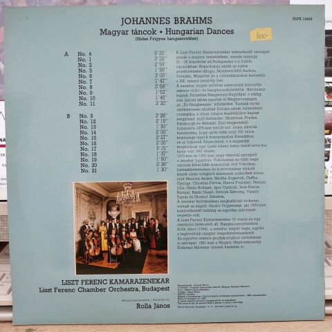 Brahms*, Liszt Ferenc Kamarazenekar*, Rolla János* – Magyar Táncok LP PLAK