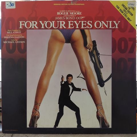 Bill Conti – For Your Eyes Only (Original Motion Picture Soundtrack) LP PLAK