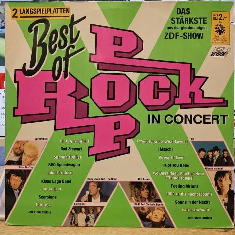 Various – Best Of Rock Pop In Concert LP PLAK