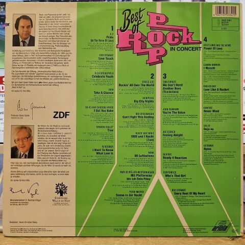 Various – Best Of Rock Pop In Concert LP PLAK