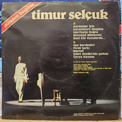 Timur Selçuk – Dünden Bugüne LP PLAK